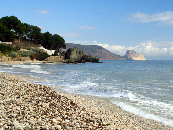 Stranden Playa Cap Negret i Altea