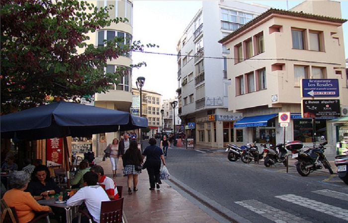 Shopping i gamlebyen i Estepona