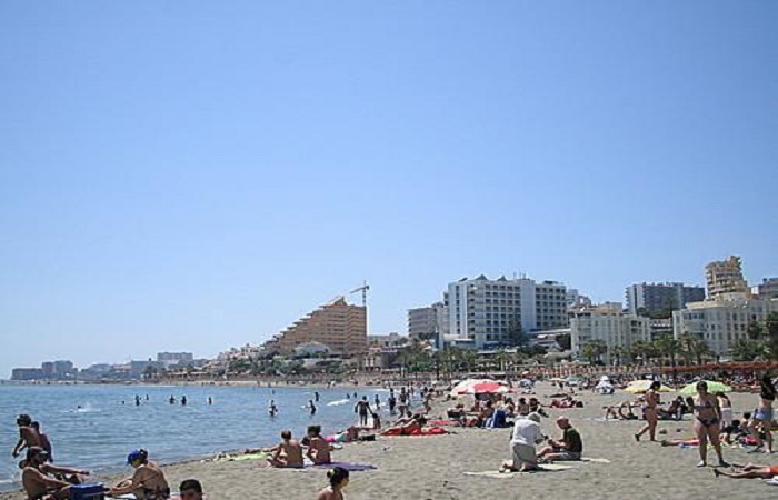 Stranden Playa Santa Ana i Benalmadena
