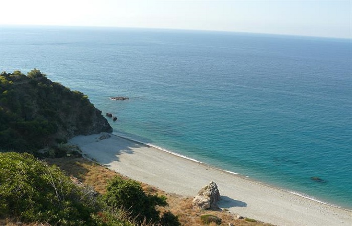 Nakenstrand Pino Beach i Nerja